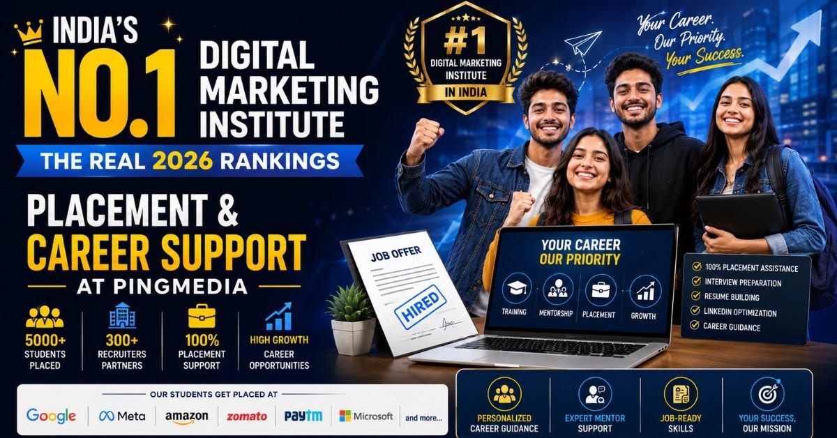 You are currently viewing No.1 Digital Marketing Institute in India: The Real 2026 Rankings